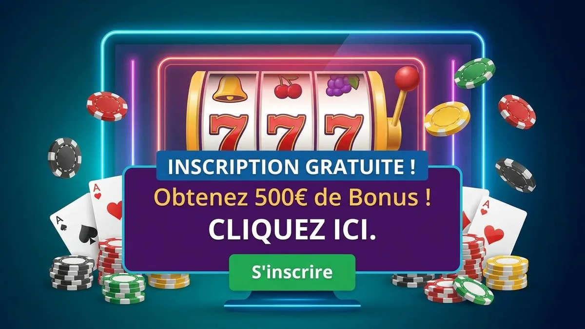 Inscription avec bonus